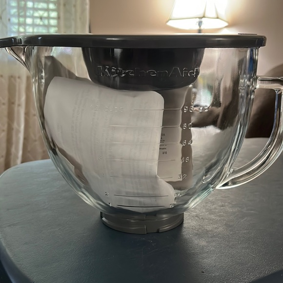 KitchenAid Kitchen Never Used Kitchen Aid 5 Quart Glass Bowl Poshmark
